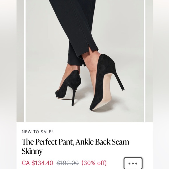 SPANX The Perfect Pant, Ankle Backseam Skinny size Small - Picture 3 of 11
